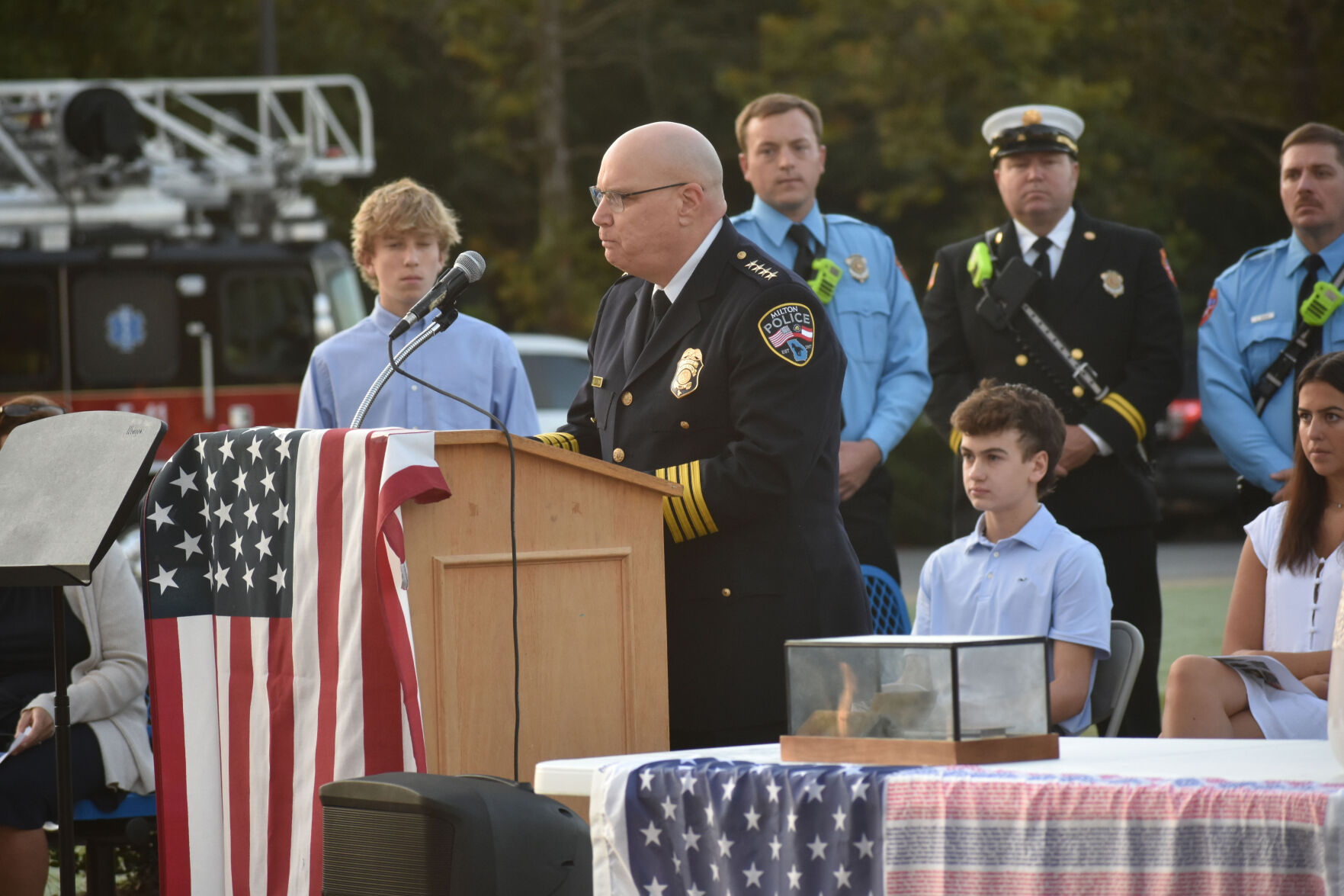 Milton High School 9/11 memorial 2021